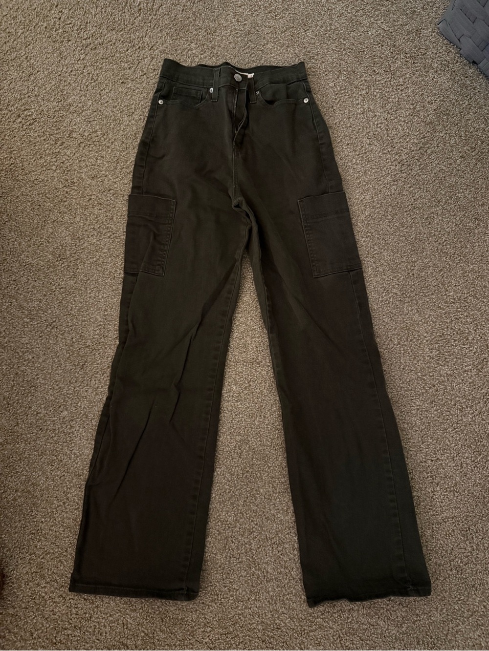 Signature by Levi Strauss Black Boot Cut Utility Pants